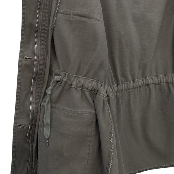 Kersh Army Green Embroidered Utility Jacket XS Military Style - Picture 6 of 11